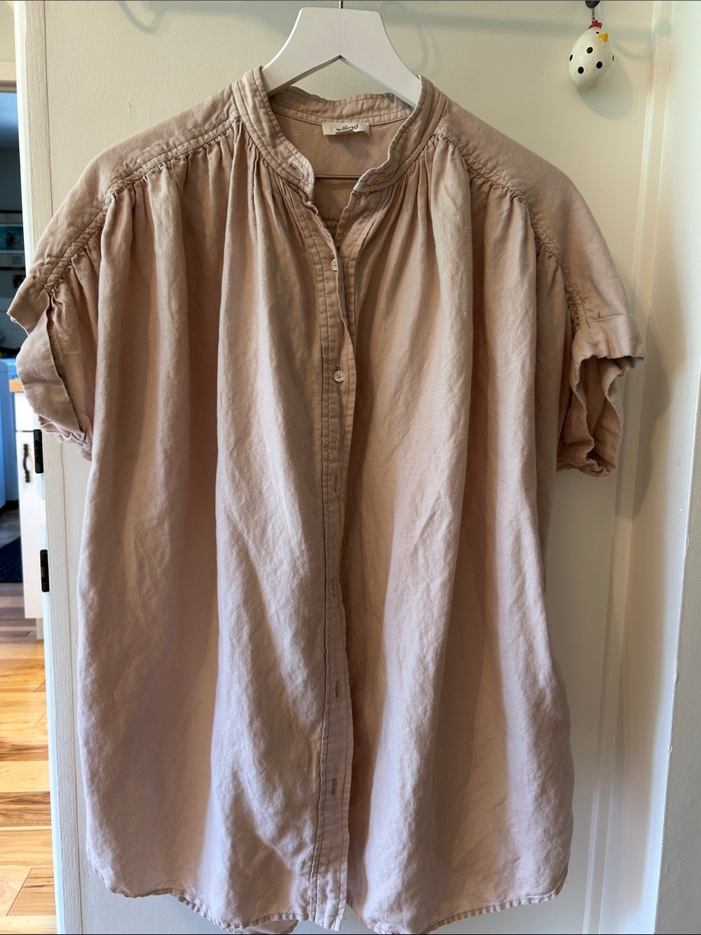 Wilfred Bertillion Tan Blouse Medium